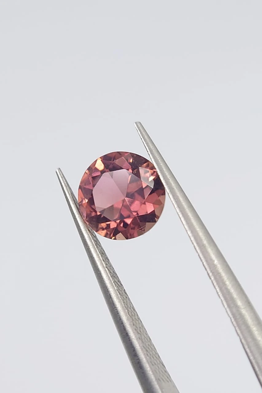 1.14ct Natural Tourmaline Round Cut Loose Gemstone From Afghanistan — view 4